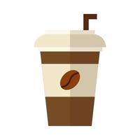 kaffe drink platt illustration vektor