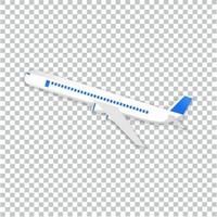 vektor av flygplan som flyger transparent bakgrund