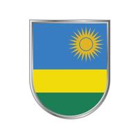 Ruanda Flaggenvektor vektor