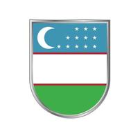 uzbekistan flagga vektor