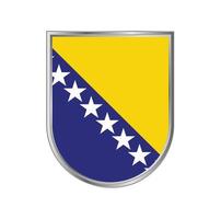 bosnien och hercegovina flagga vektor