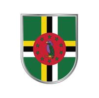 dominica flagga vektor