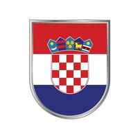 Kroatien flagga vektor