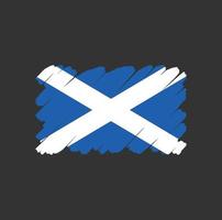 Schottland-Flagge kostenloses Vektordesign vektor