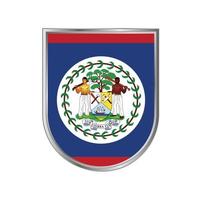 belize flagga vektor