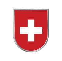 schweiz flagga vektor