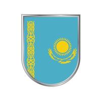 kazakstan flagga vektor