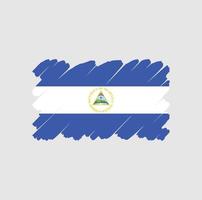 nicaragua flagge kostenloser vektor design