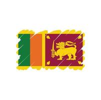 sri lanka flagge kostenloser vektor design