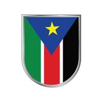 södra sudan flagga vektor