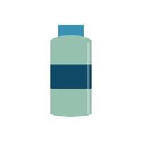 Shampoo-Flasche. Friseurwerkzeug flach isoliertes Symbol vektor