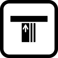 atm icon design vektor