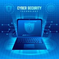 sicheres Internet-Cyber-Sicherheitskonzept vektor