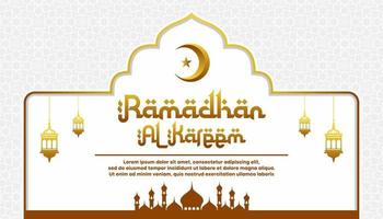 ramadhan kareem illustration mall vektor