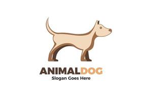 Hund Tier Logo vektor