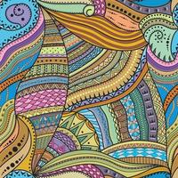 etniska färgglada abstrakta sömlösa mönster, traditionell etnisk textiltygdesign. vektor