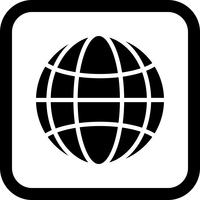 Globe Icon Design vektor