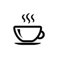 Vektor Kaffeetasse Symbol Leitung