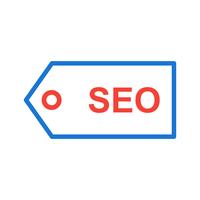 seo tag icon design vektor