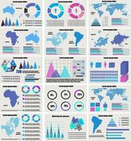 stor infographic, diagram element som vektor