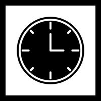 Uhr-Icon-Design vektor