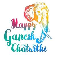 Happy Ganesh Chaturthi vektor