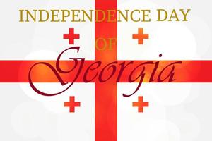 Unabhängigkeitstag von Georgien vektor