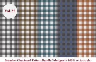 klassischer karierter Muster-Argyle-Vektor, der Tartan, Gingham-Muster, Tartan-Stoffstruktur im Retro-Stil ist, farbig vektor