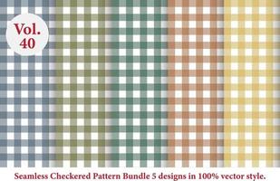 klassischer karierter Muster-Argyle-Vektor, der Tartan, Gingham-Muster, Tartan-Stoffstruktur im Retro-Stil ist, farbig vektor