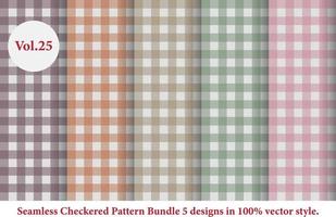 klassischer karierter Muster-Argyle-Vektor, der Tartan, Gingham-Muster, Tartan-Stoffstruktur im Retro-Stil ist, farbig vektor