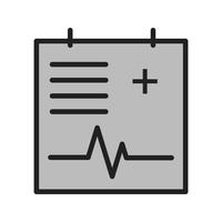 medicinsk diagram ikon design vektor