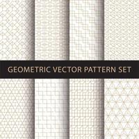 geometriska vektor mönster pack