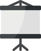 einfaches Projektorbildschirm-Vektorsymbol, bearbeitbar, 48 Pixel vektor