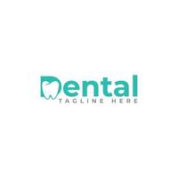 Dental Logo Wortmarke Schriftzug Design kostenloser Vektor