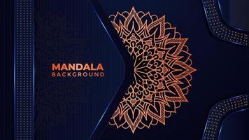 islamisk stil dekorativ lyx mandala bakgrundsdesign vektor