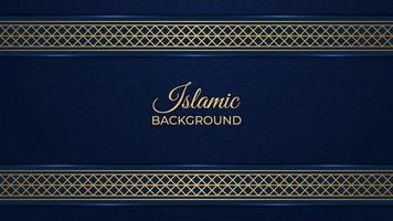 islamisches dekoratives luxushintergrunddesign vektor