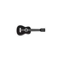 gitarr eller ukulele logotyp eller ikon design vektor