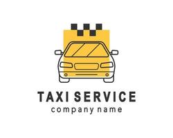 Taxi-Service-Logo-Design vektor