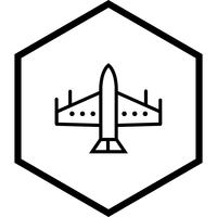 Kampfjet Icon Design vektor