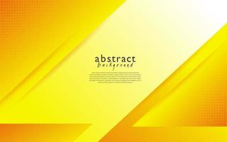 gelbes modernes abstraktes Hintergrunddesign vektor