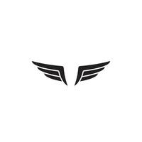 wings logotyp eller ikon design vektor