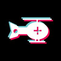 Hubschrauber-Icon-Design vektor