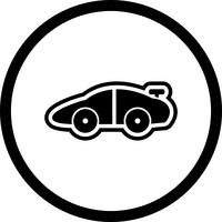 Sportwagen-Icon-Design vektor