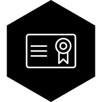 Certifikat Icon Design vektor