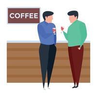 Coffeeshop-Konzepte vektor