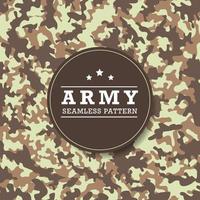 kamouflage armén sömlösa mönster bakgrund vektor