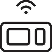 wifi-ikonen för en symbol vektor
