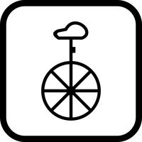 Einrad Icon Design vektor