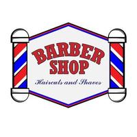 Barbershop logotyp malldesign för företag. vektor