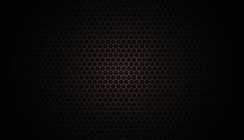 hexagon mörk bakgrund vektor
